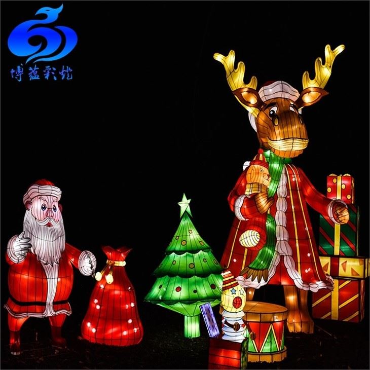 Outdoor Christmas Theme Lantern Decoration