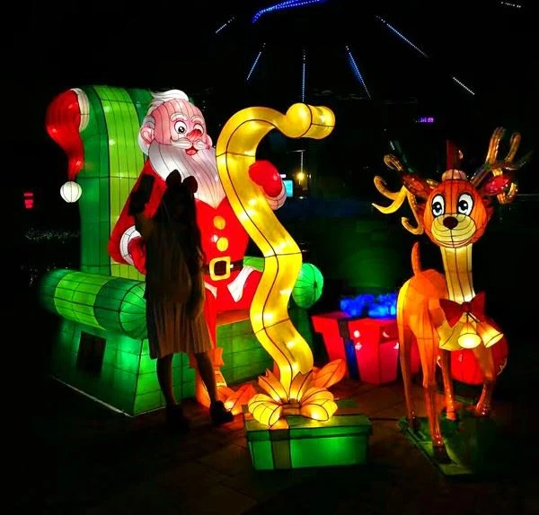 Outdoor Christmas Theme Lantern Decoration